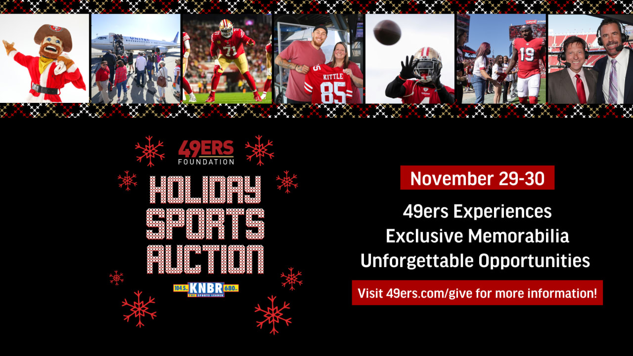 49ers Foundation Announces Details for the Holiday Sports Auction