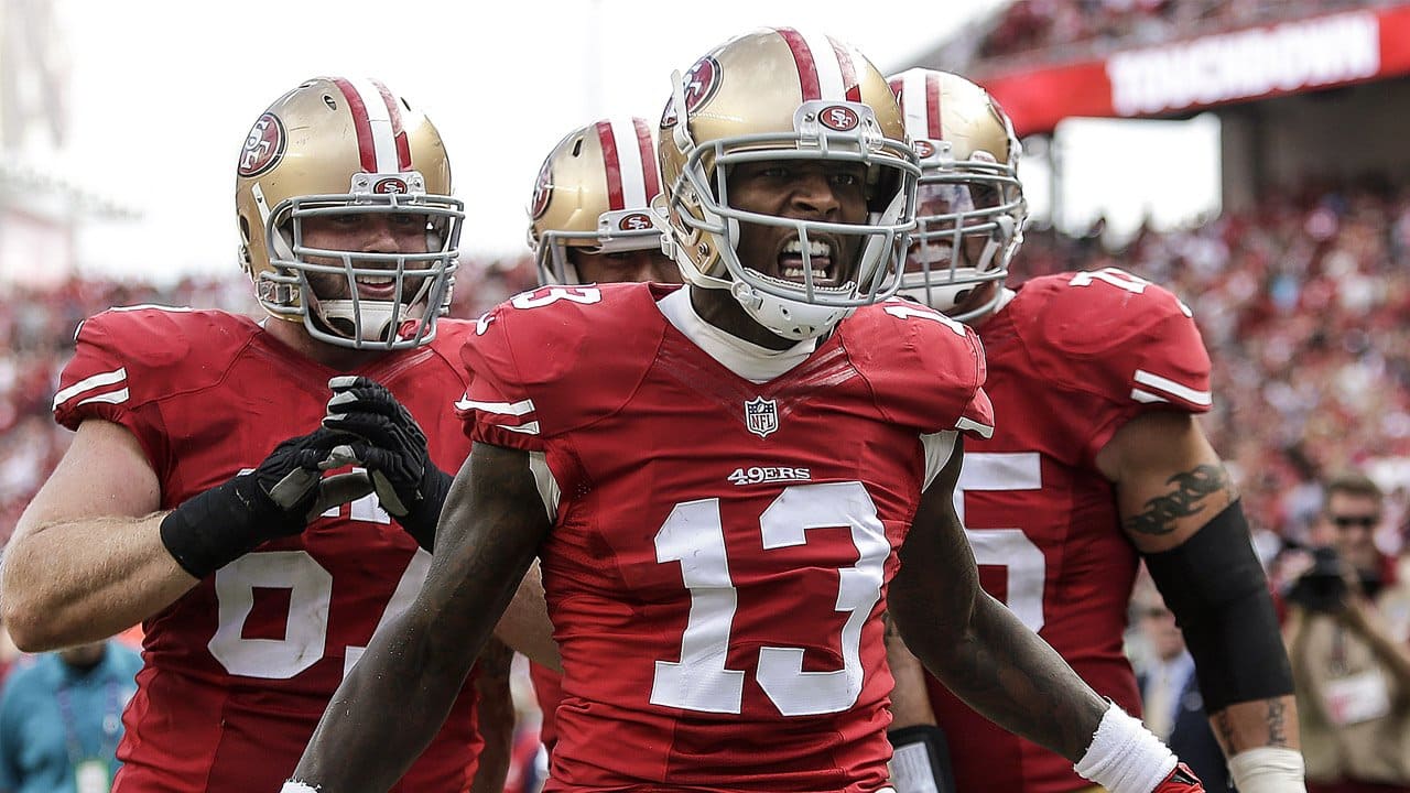 49ers' Stevie Johnson brings 'Stevie Styles' back to Bay Area