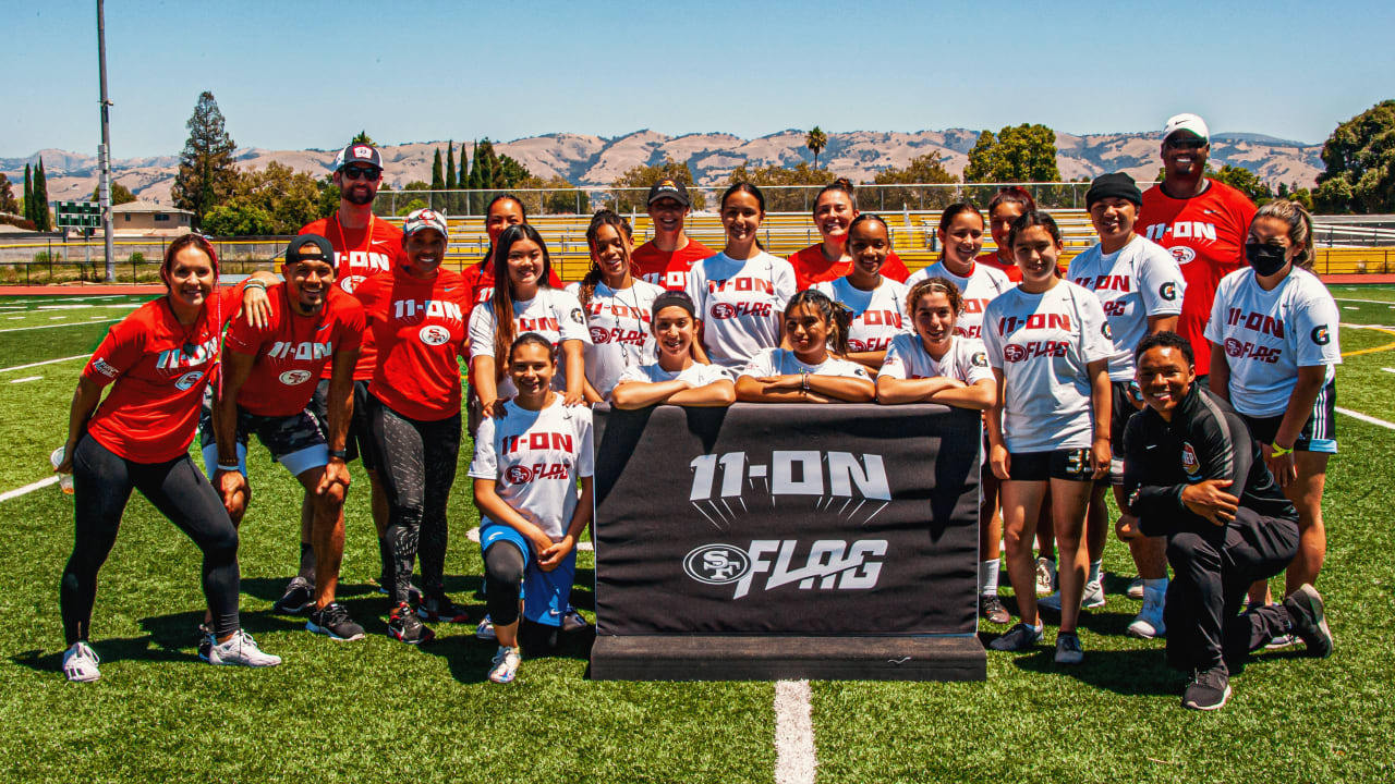 49ers PREP Hosts Girls Flag Football Jamboree Fueled by Gatorade