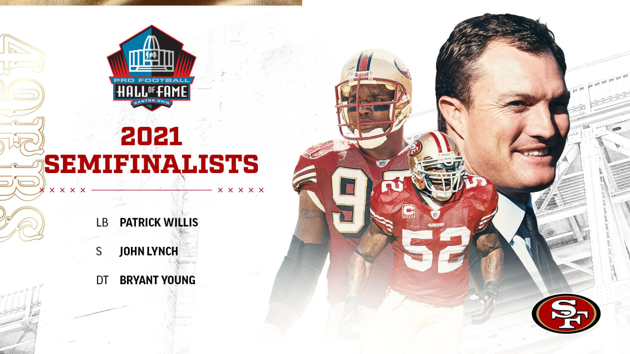 John Lynch, Patrick Willis and Bryant Young Named Semifinalists