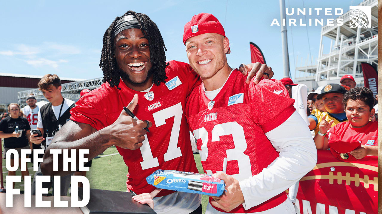 Off the Field: Christian McCaffrey Trades Autographs for Oreos at Training  Camp 