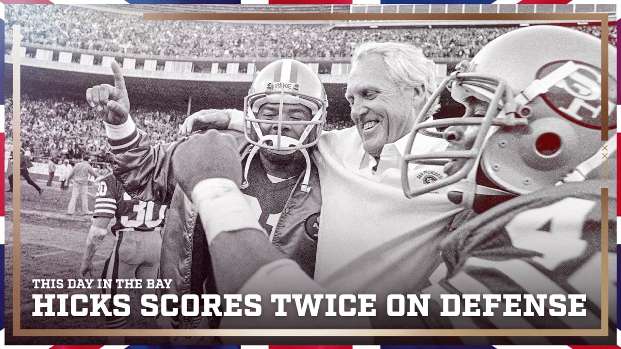 This Day in The Bay Dwight Hicks Scores Two TDs on Defense