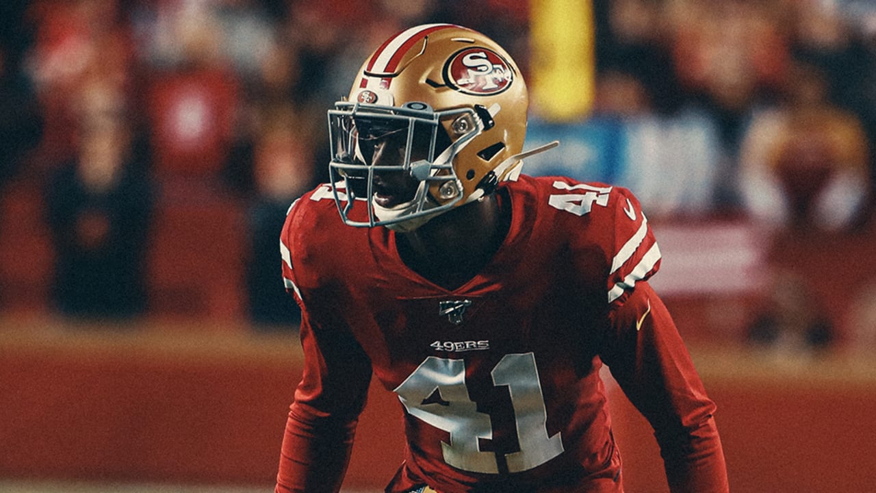 San Francisco 49ers cornerback Emmanuel Moseley (41) in action during an  NFL football game against the Los Angeles Rams, Sunday, Oct. 18, 2020, in  Santa Clara, Calif. (AP Photo/Scot Tucker Stock Photo - Alamy