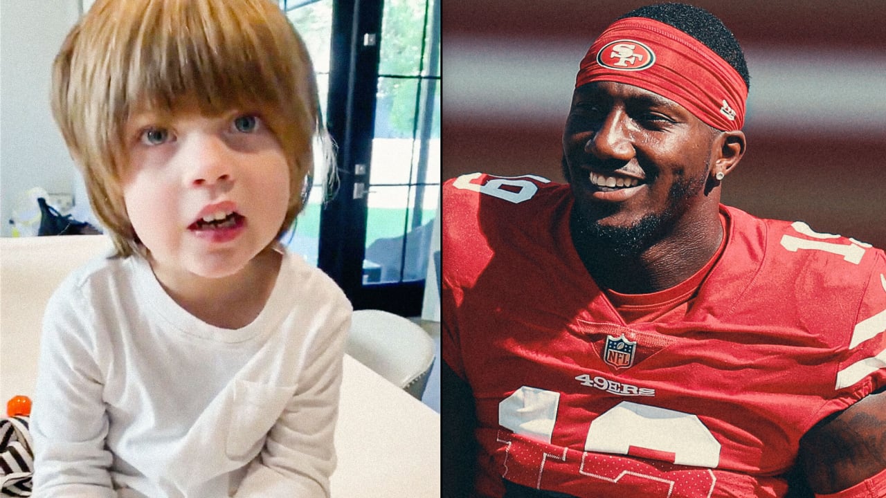 Wes Welker's Son Sends a 'Sweet' Thanks to Deebo Samuel