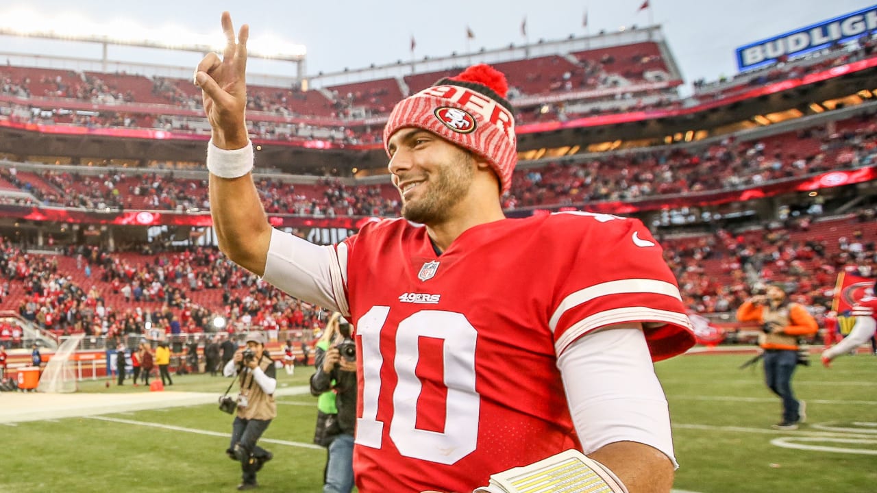 Jimmy Garoppolo climbed into top 30 in jersey sales for 2017 season -  Niners Nation