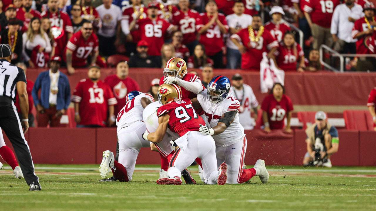 49ers dominate Giants, 30-12, on Thursday Night Football