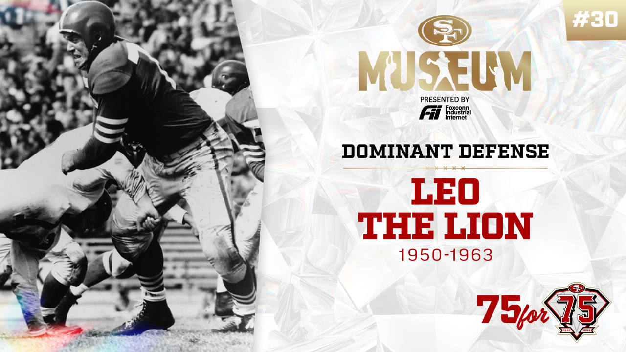 NFL 100: At No. 83, Leo Nomellini was bigger than life, and his life was  very big - The Athletic