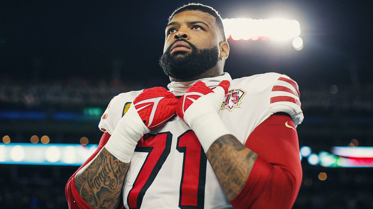 San Francisco 49ers tackle Trent Williams first offensive lineman