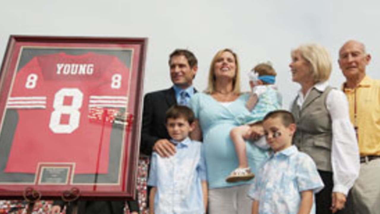 Steve Young has Jersey Retired