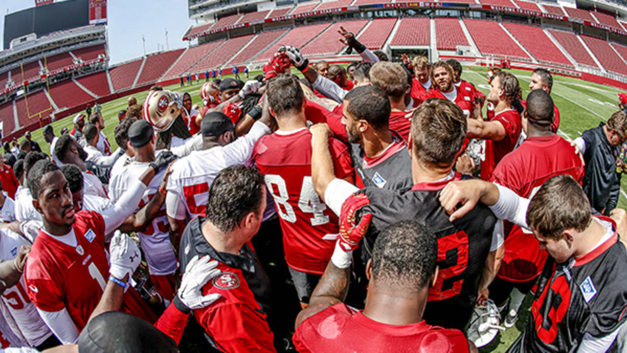 49ers hold first camp practice at Levi's Stadium