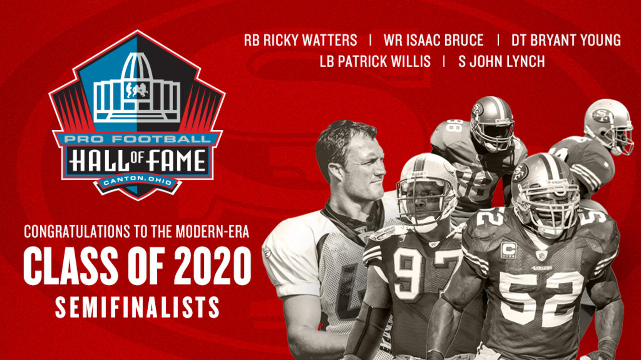 John Lynch, Patrick Willis, Ricky Watters among 49ers 2020 Modern