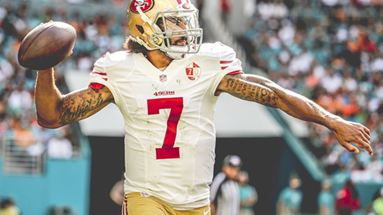 Kaepernick stopped at 2 as Dolphins beat 49ers 31-24 for 6th straight win