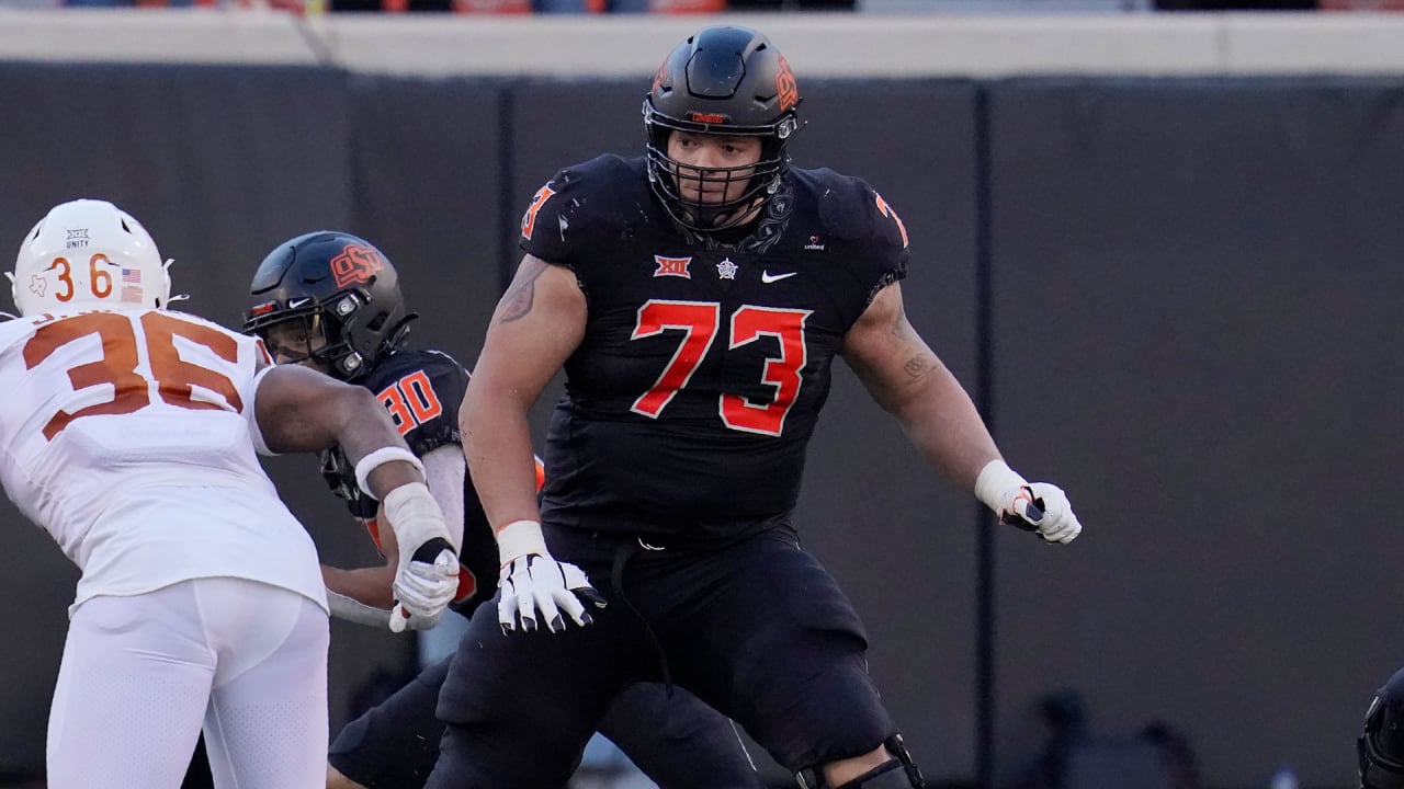 Teven Jenkins - OL, Oklahoma State - College Highlights