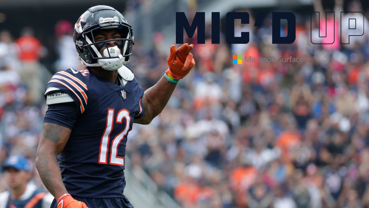 Watch the hilarious clip of mic'd-up Chicago Bears linebacker