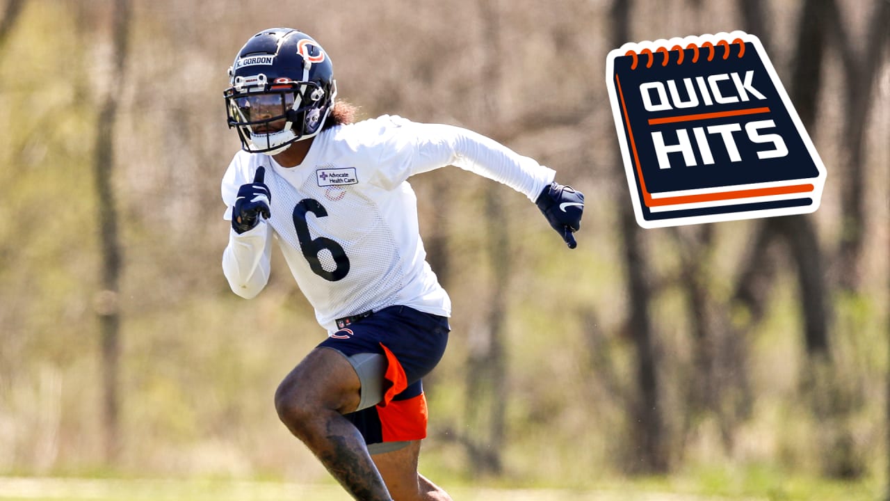 Quick Hits: Bears top pick Gordon 'lighting it up'