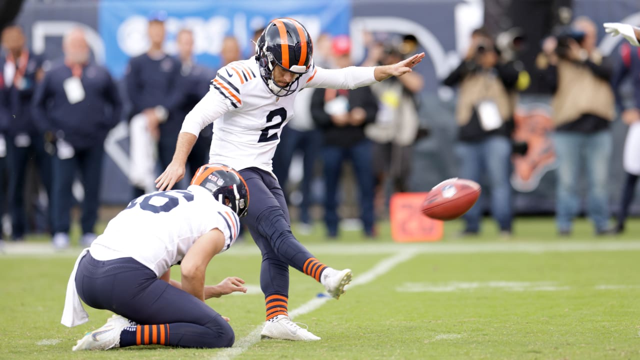 Chicago Bears kicker Cairo Santos BLASTS new career long 55-yard field goal