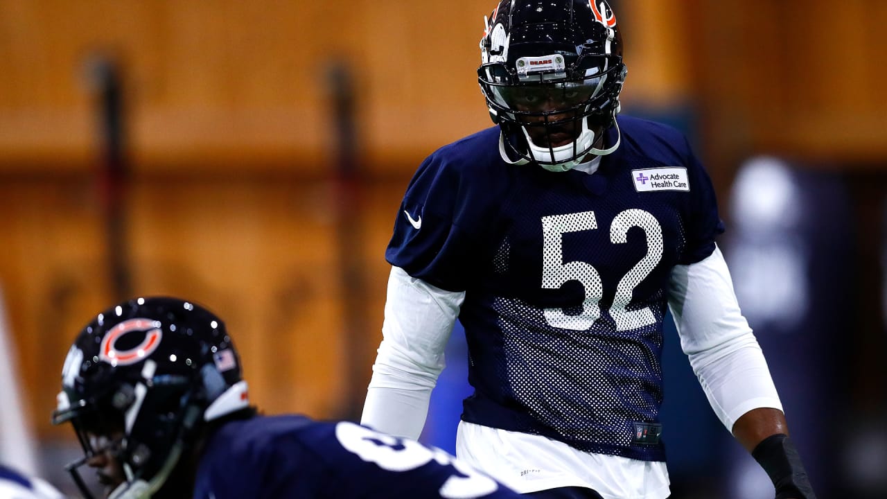 Khalil Mack is practicing with the Bears' new defensive staff this