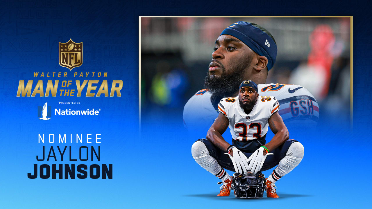 Jaylon Johnson named Bears' nominee for Man of Year Award