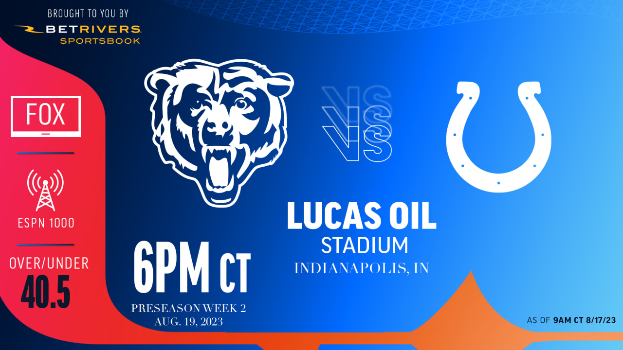 How to watch, listen to, stream Bears-Colts Preseason Week 2 game - BVM  Sports