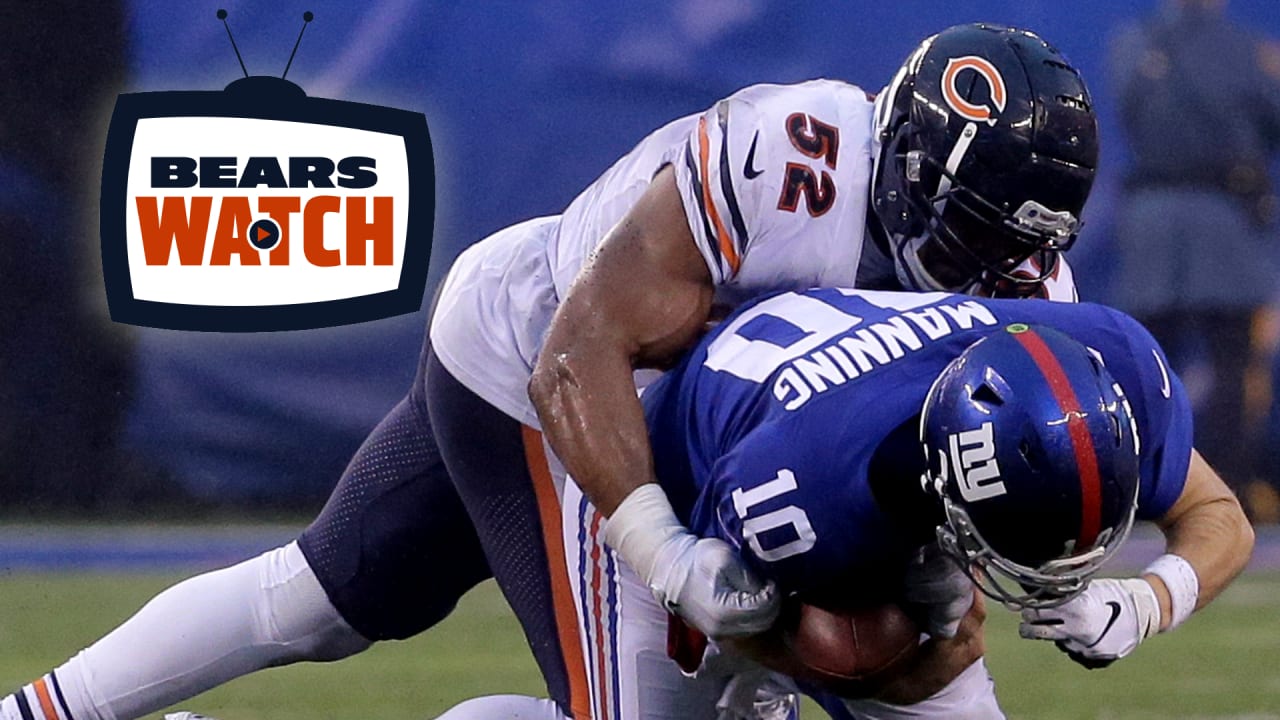 Where to watch, listen to the Bears-Giants game