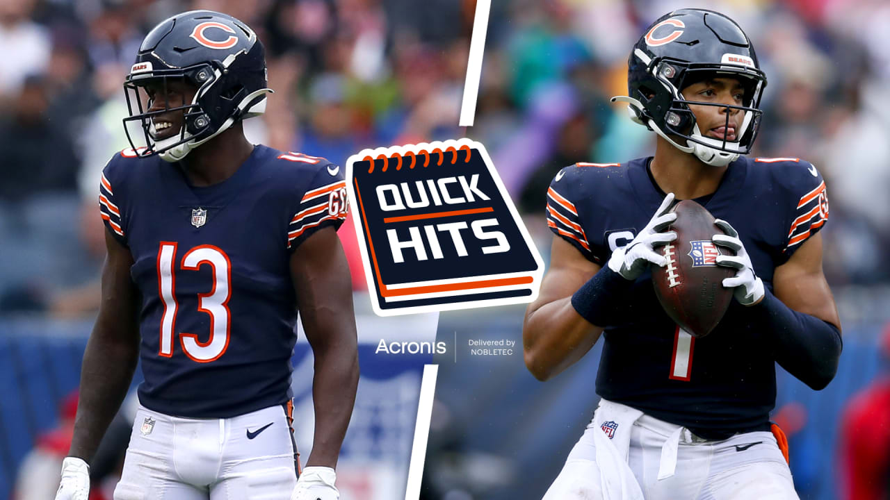 Fields throws 2 TDs, Bears top 49ers 19-10 in Eberflus debut