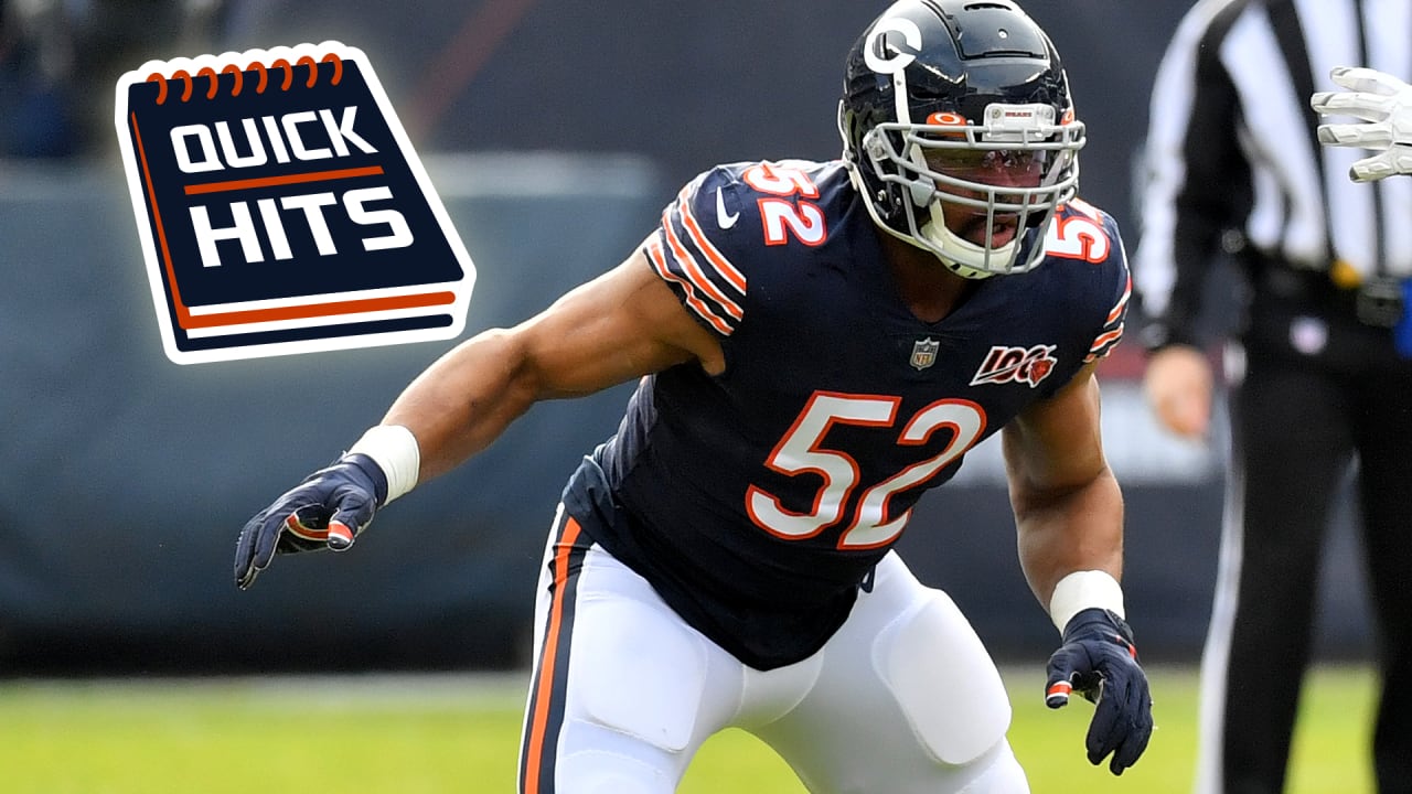 Quick Hits Khalil Mack Swings Momentum With Strip Sack