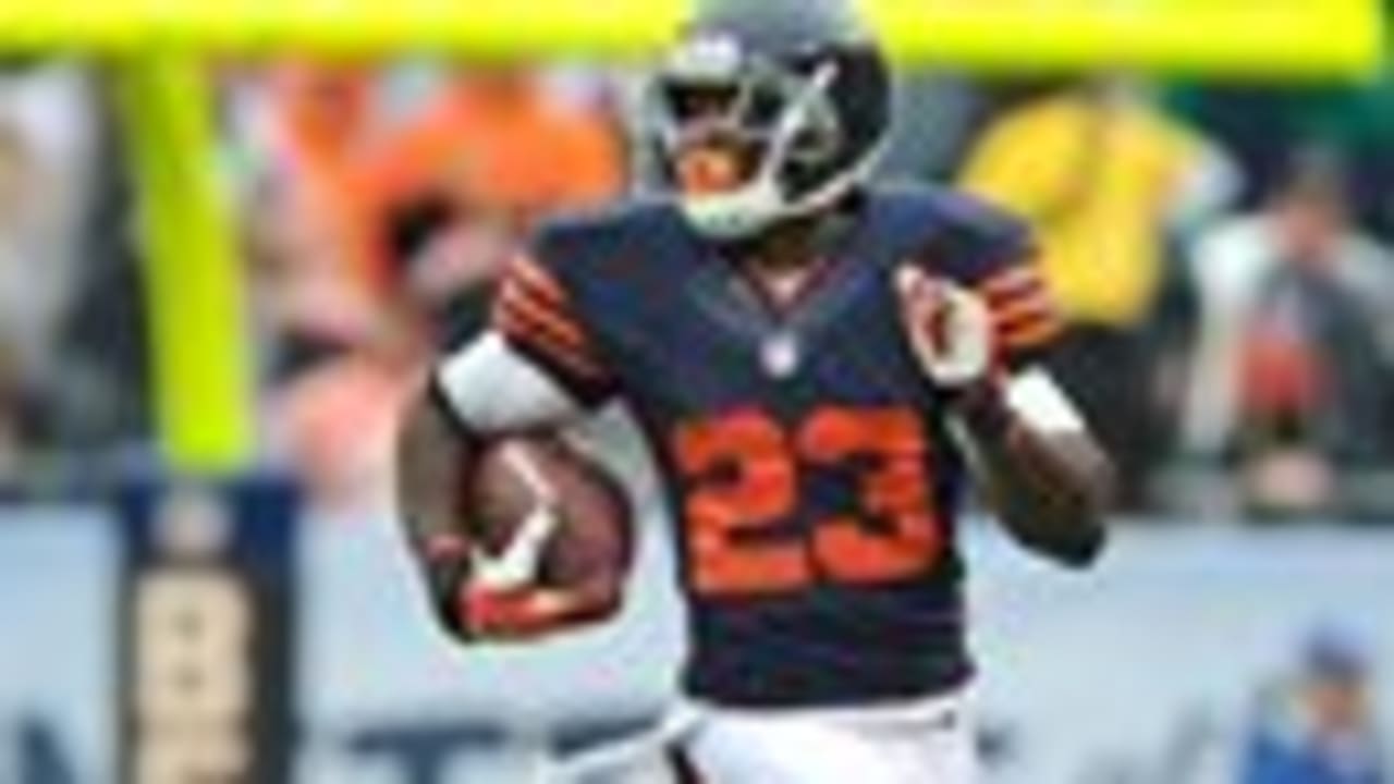 Chicago Bears wide receiver Devin Hester (23) carries the ball against the  Cleveland Browns in the