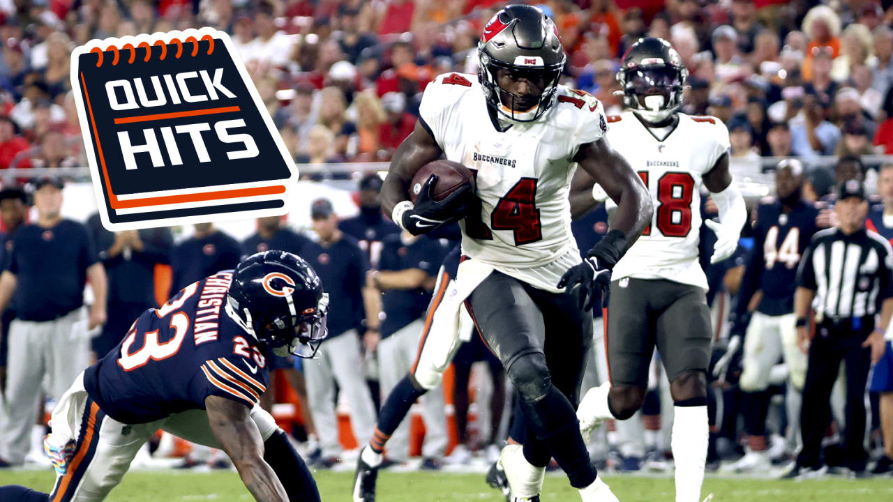 Turnovers, short fields hurt Chicago Bears in loss to Tampa Bay Buccaneers