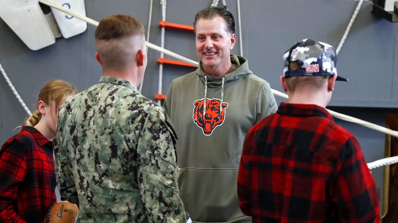 Bears visit naval base ahead of Salute to Service game