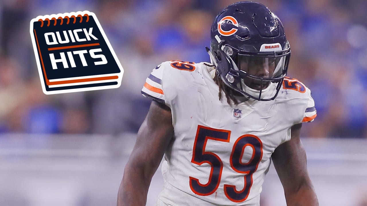 Quick Hits: Edmunds looms large in middle of Bears defense