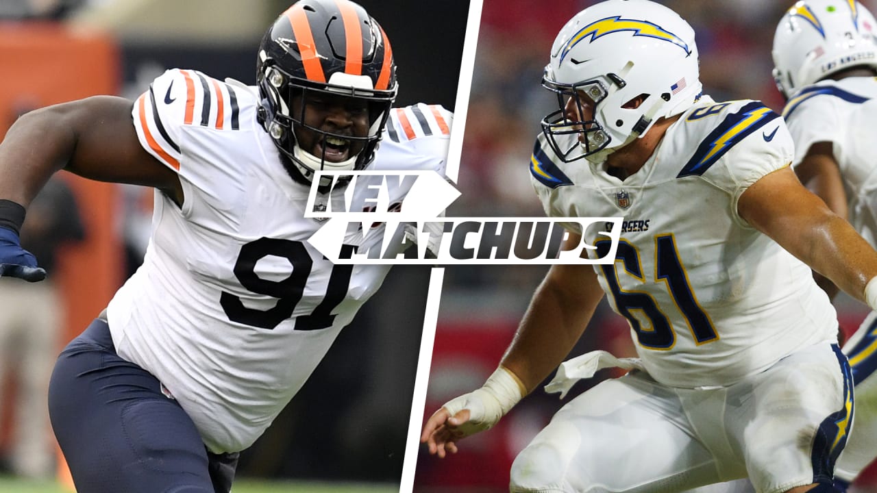 Week 8 Key Matchups Chicago Bears vs. Los Angeles Chargers