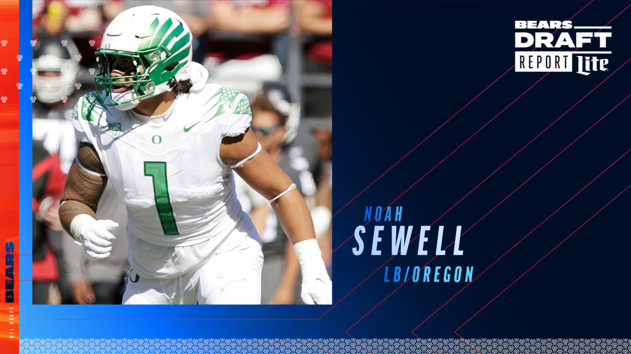 2023 NFL Draft LB Noah Sewell, Oregon, 148th pick Chicago Bears