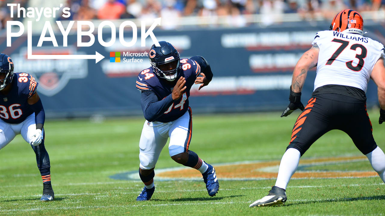 Bears pass rush rattles Bengals Oline Thayer's Playbook