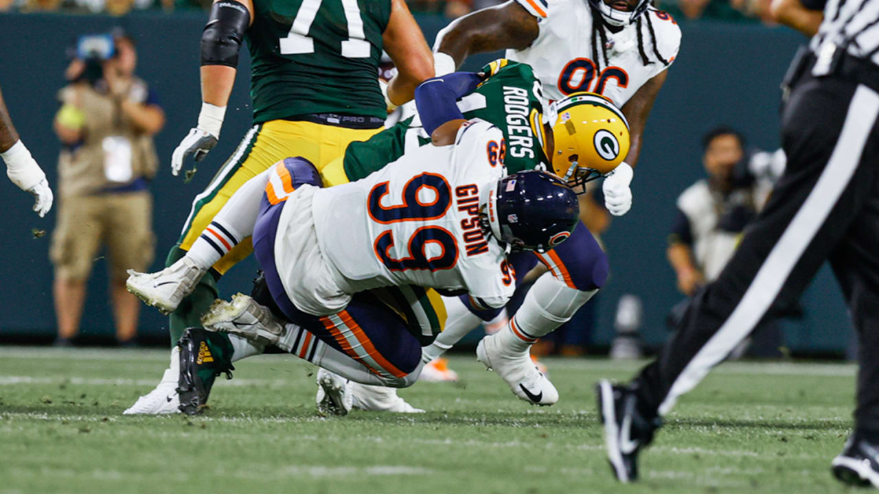 Get the hammer! Trevis Gipson sacks Rodgers on 3rd down