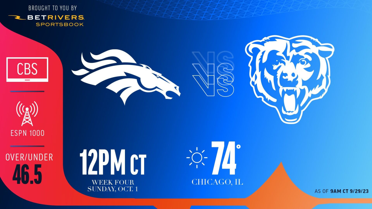 Denver Broncos vs. Chicago Bears: TV channel, time, what to know