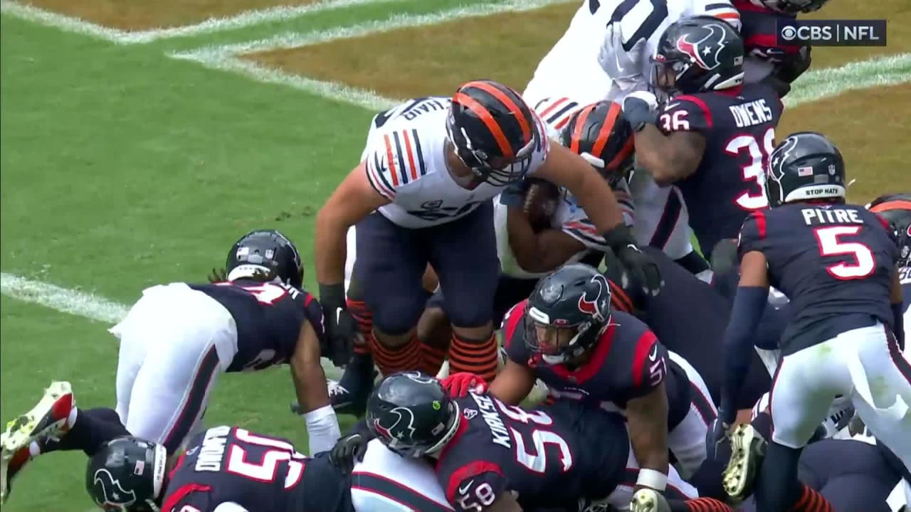 August 12, 2023 - Chicago Bears running back Khalil Herbert (24) runs to  the endzone after a