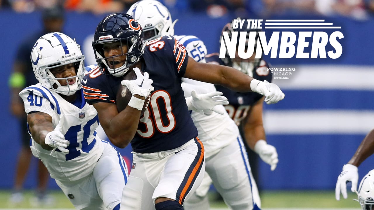 By the Numbers: Important stats from Bears-Colts preseason game