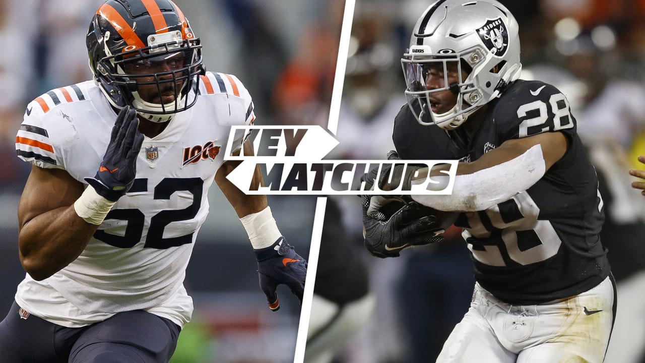 Week 4 Key Matchups: Bears vs. Raiders