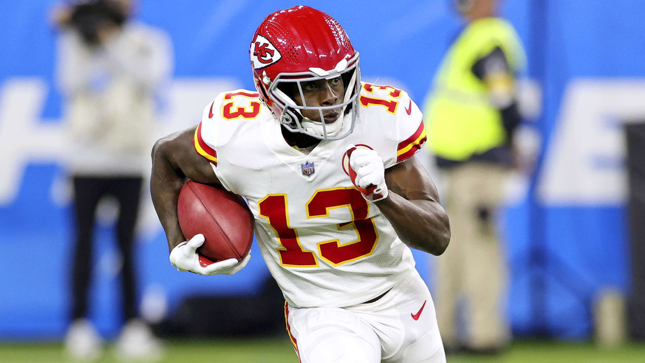 Kansas City Chiefs wide receiver Byron Pringle hits turbo for