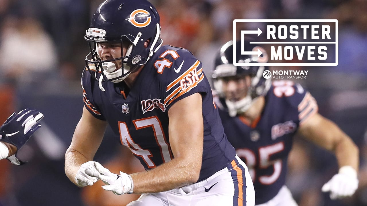 Roster moves: Chicago Bears elevate Jesper Horsted to active roster