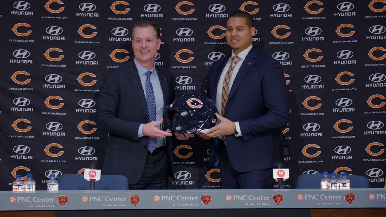 Bears: Ryan Poles talks Matt Eberflus, Justin Fields after  controversy-filled day