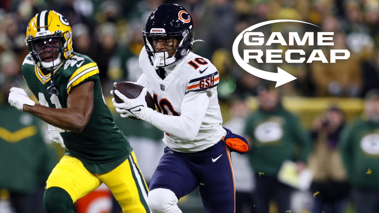 Chicago Bears drop high-scoring prime-time shootout to Green Bay