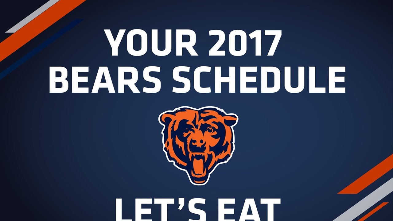 Bears schedule 2017: Dates, opponents, game times, tickets, and