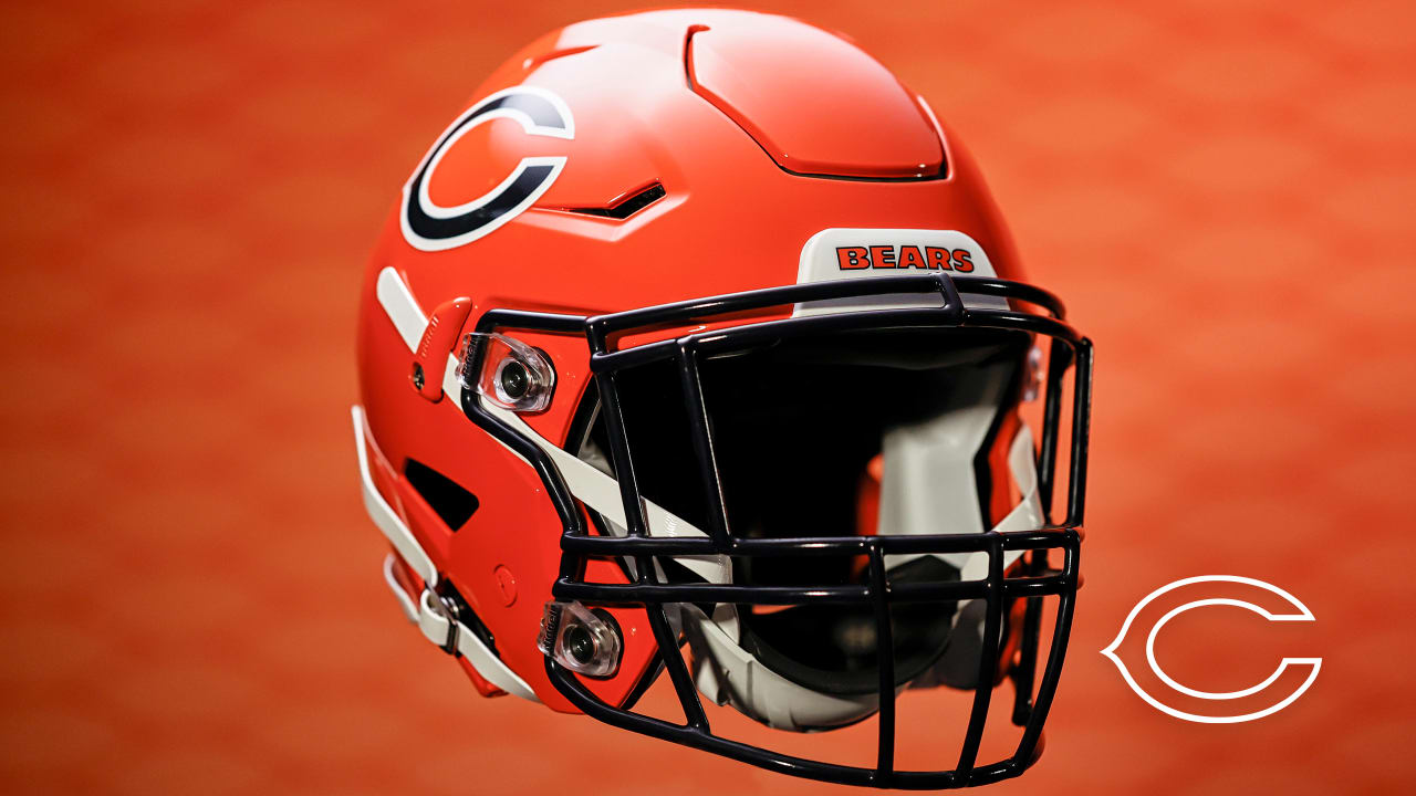 Photos: Bears unveil new orange helmets