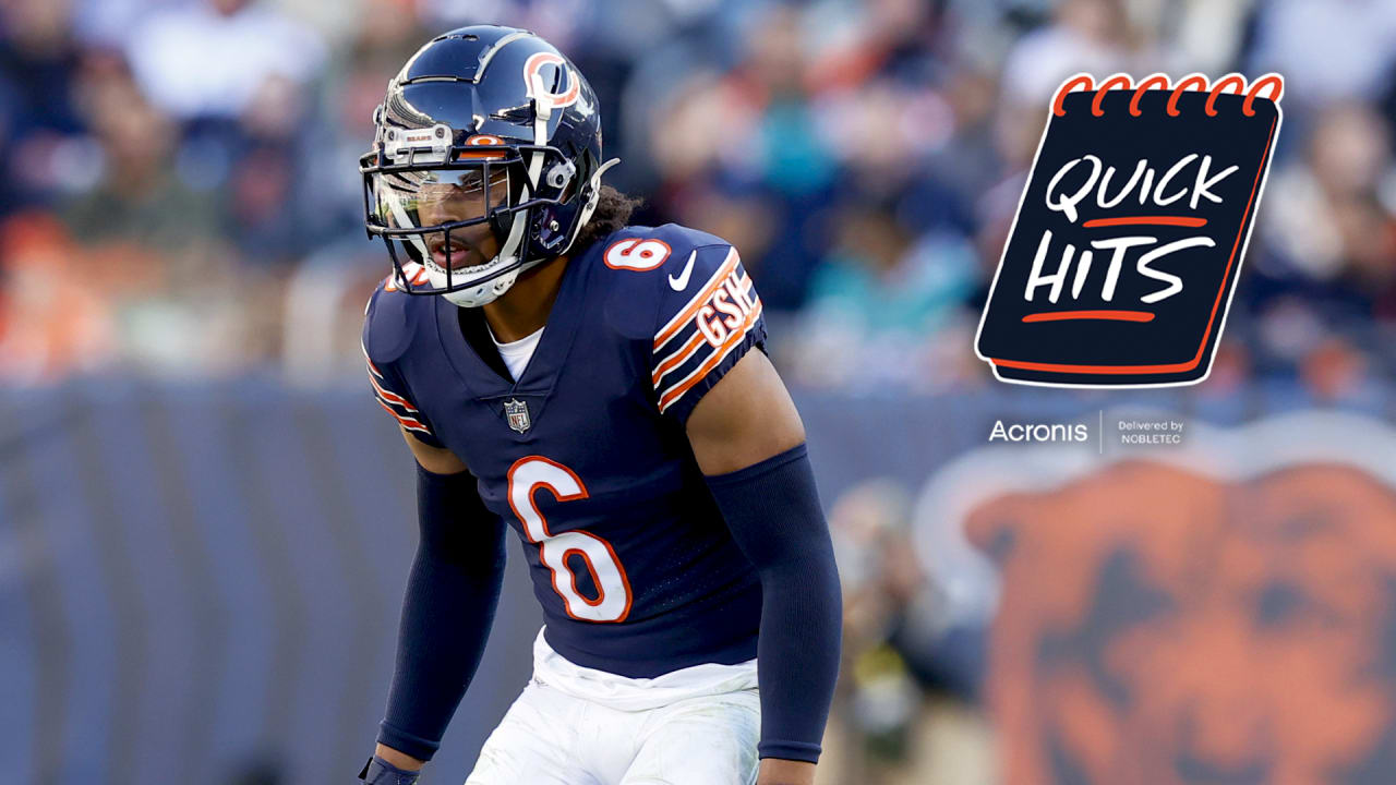 Bears hoping Kyler Gordon can play Sunday | Quick Hits