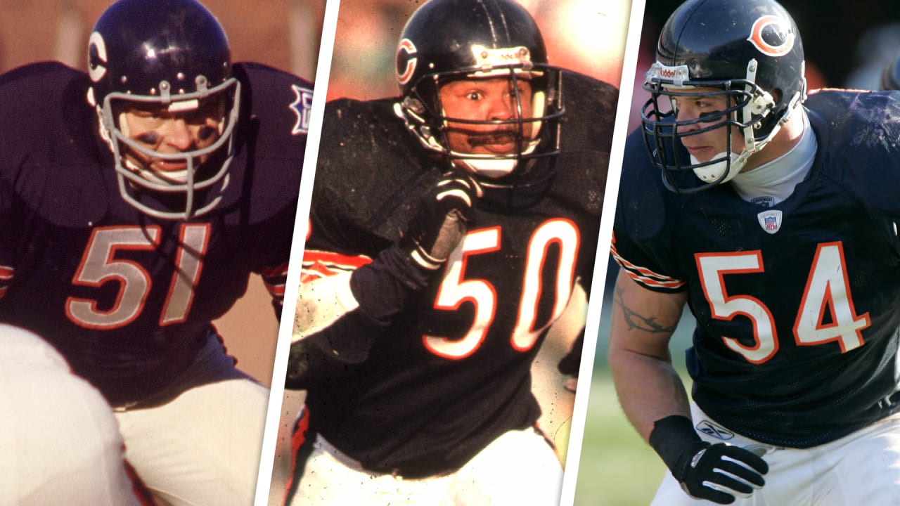 Lids Dick Butkus, Brian Urlacher & Mike Singletary Chicago Bears