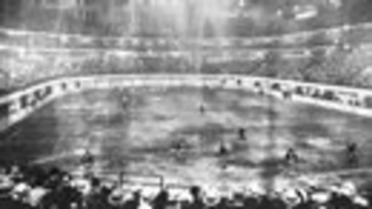 NFL in Ballpark Series – Wrigley Field, Chicago, IL, December 17, 1933-  First ever NFL Championship game takes place between Bears and NY Giants