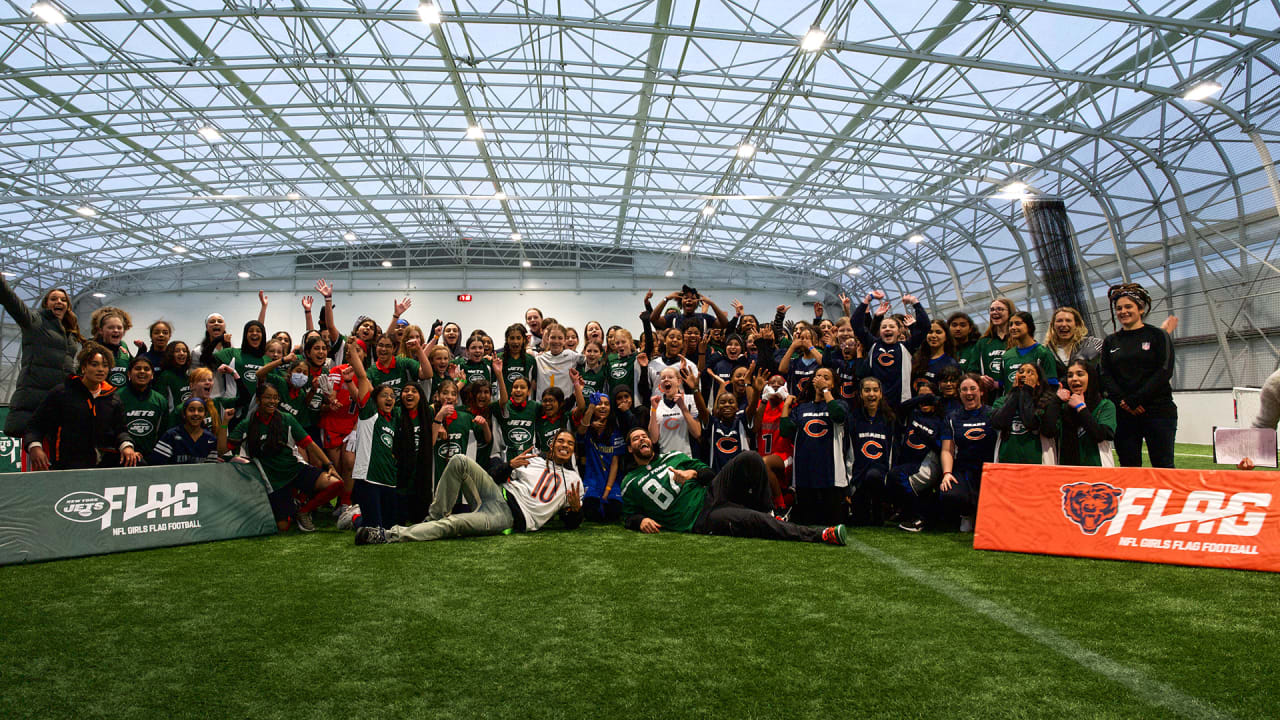 Bears, Jets launch inaugural girls flag football league in United Kingdom