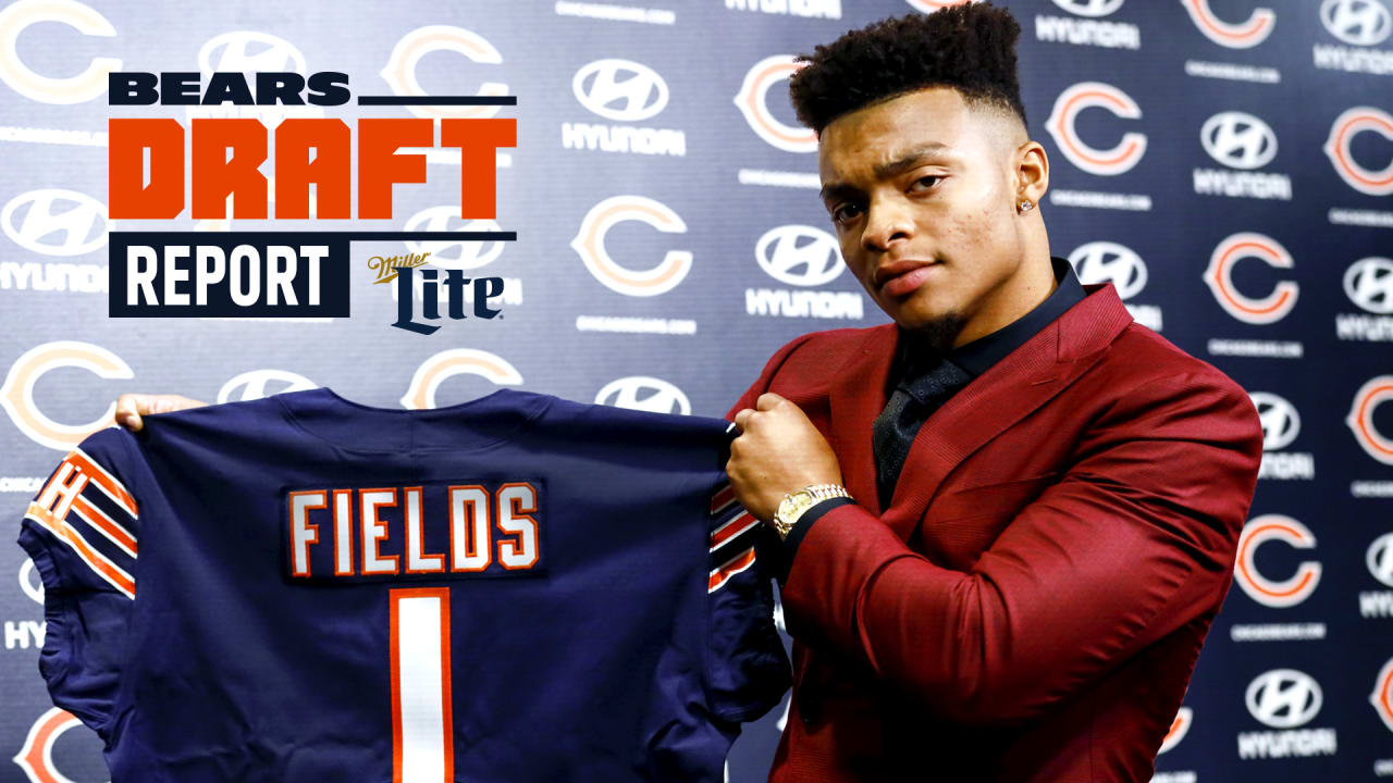 Chicago Bears Justin Fields Jerseys, Justin Fields Draft Pick