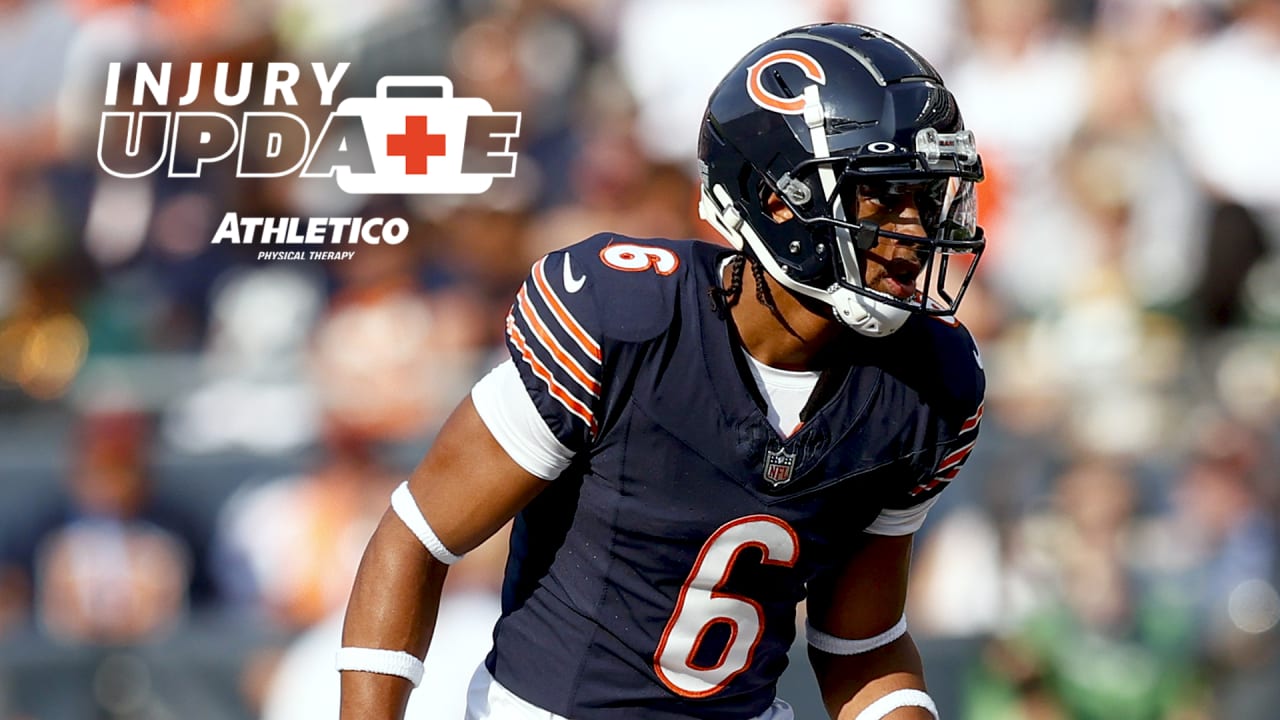 Chicago Bears Injury Update Justin Fields, Kyler Gordon, Jaquan Brisker -  Windy City Gridiron